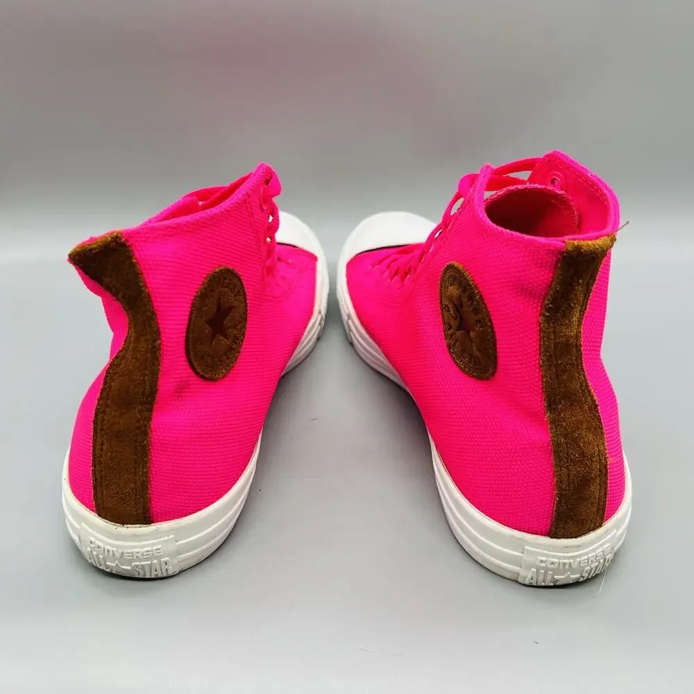 Converse Shoes Womens 11 Pink Canvas Chuck Taylor All Star 2 High Top Sneakers